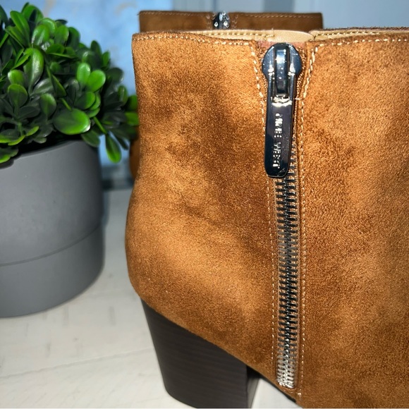 Nine West Neva Brown Fabric Boots 9.5 - Picture 5 of 13